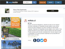 Tablet Screenshot of mifoto.cl
